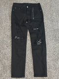 BlACK AND WHITE AMIRI JEAN