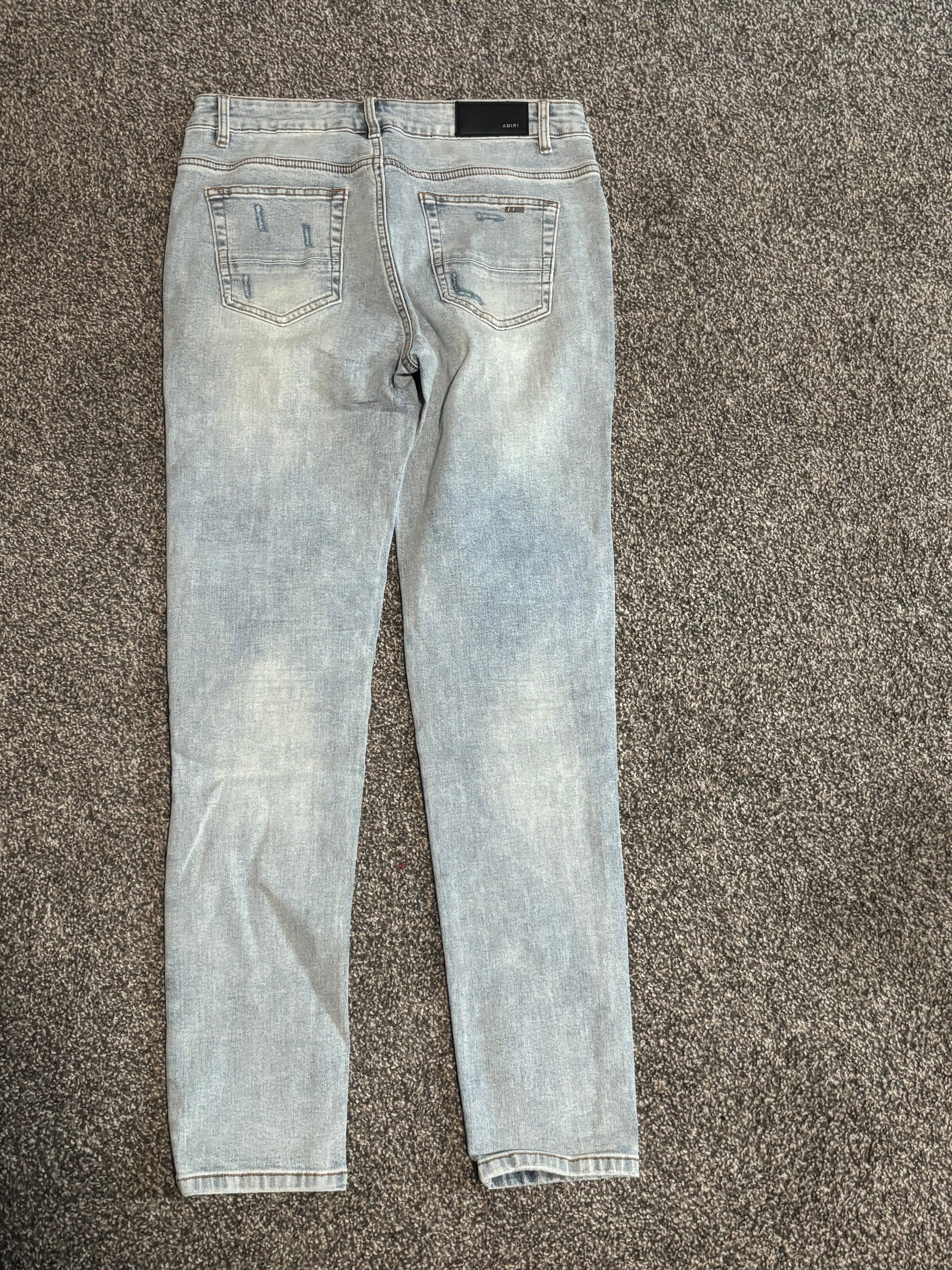 LIGHT BLUE WASHED AMIRI JEAN
