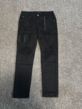 ALL BLACK LOGO AMIRI JEAN