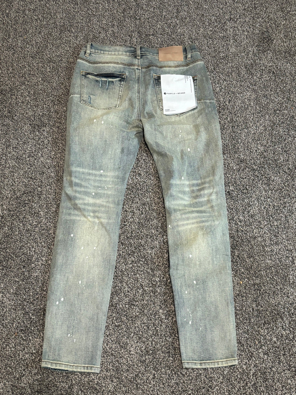 Purple Brand Slim Fit Jeans - Light Blue Washed