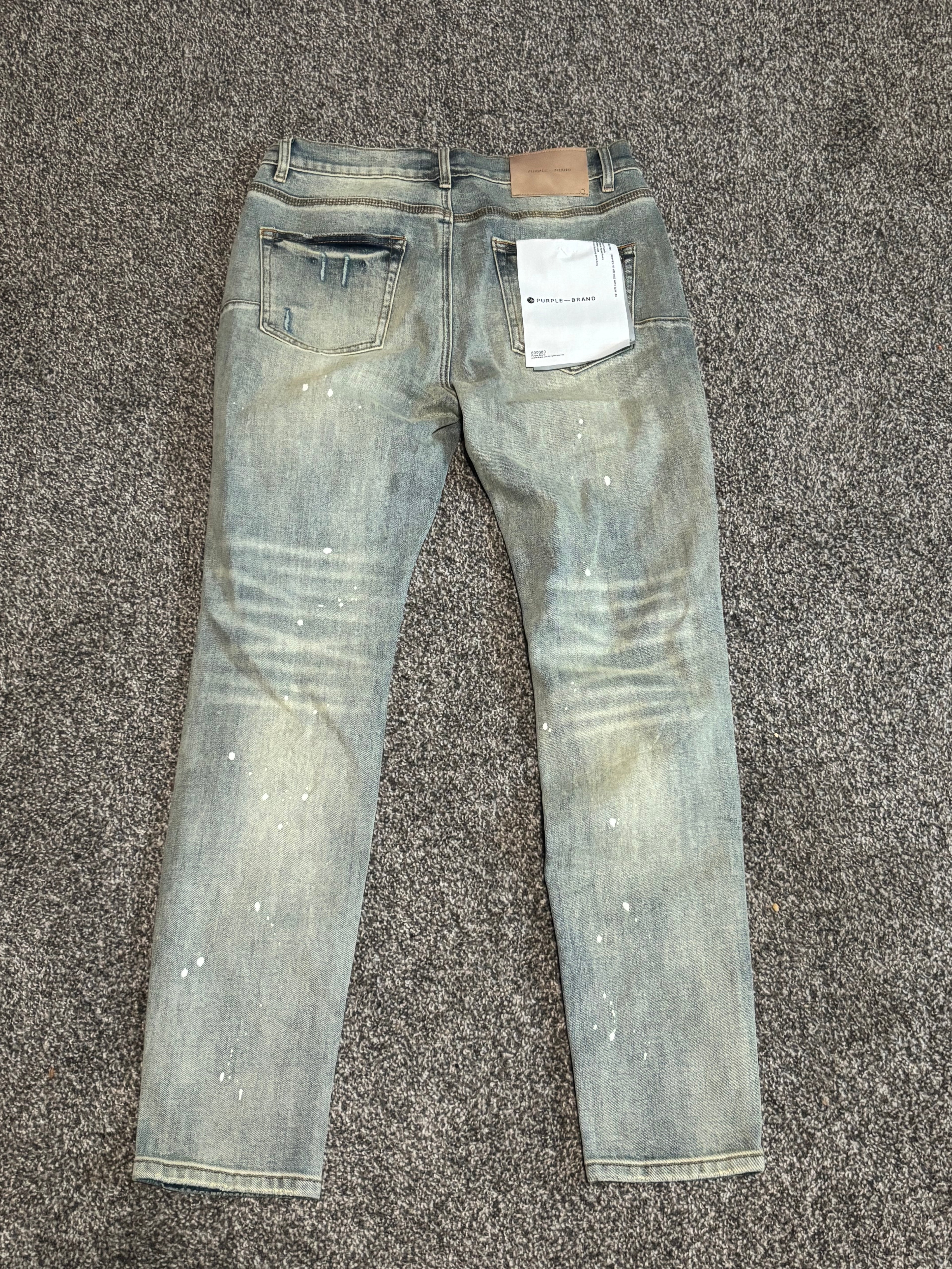 Purple Brand Slim Fit Jeans - Light Blue Washed