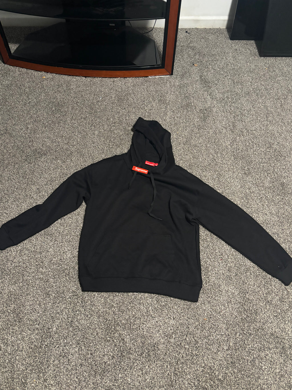 Supreme Black Hoodie