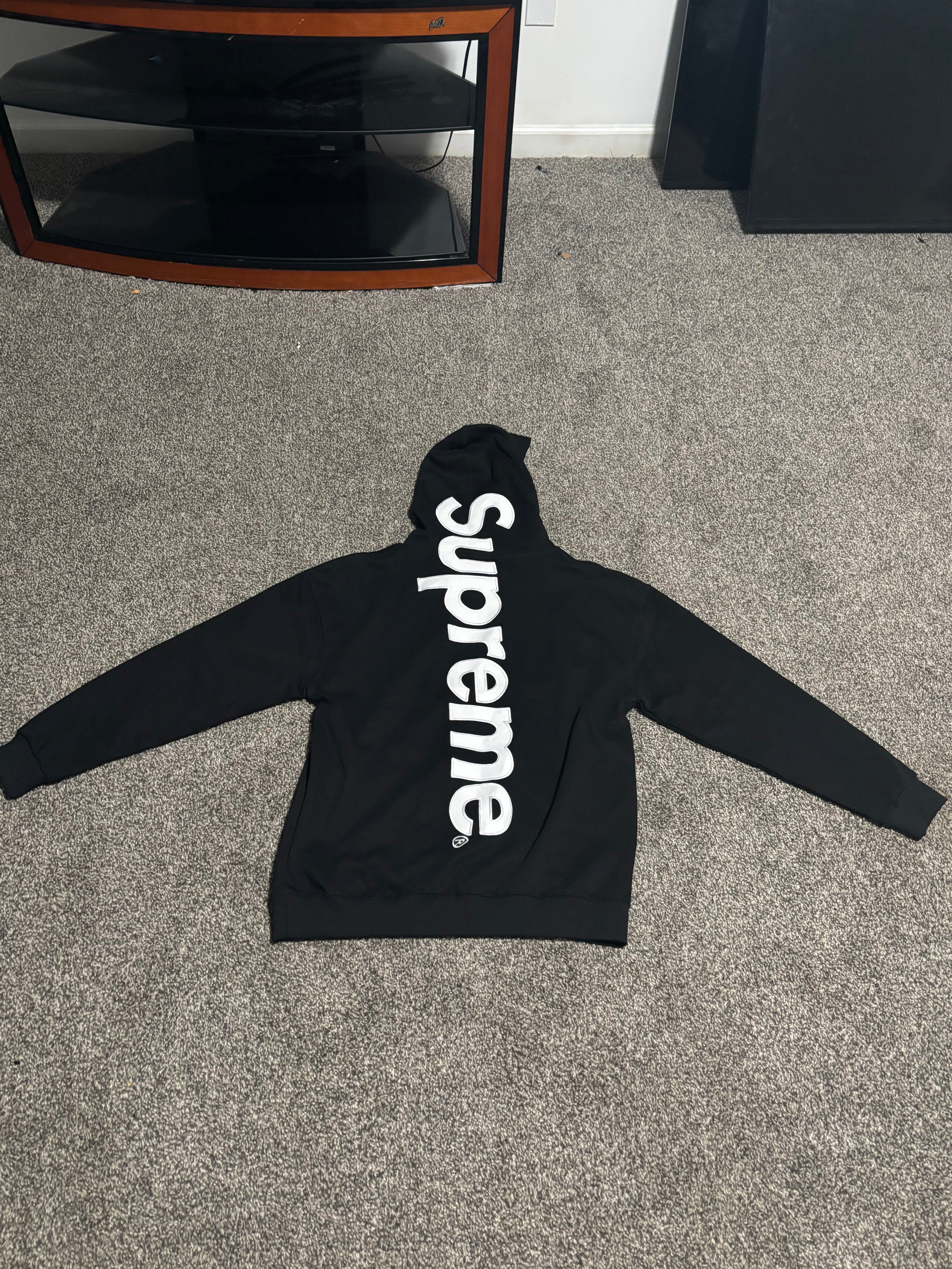 Supreme Black Hoodie