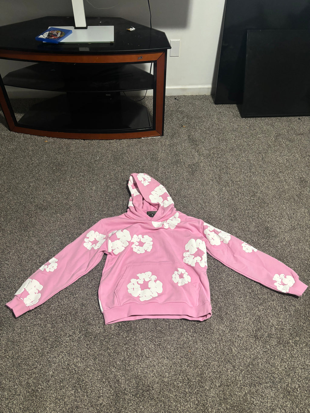 Denim Tears Pink Hoodie