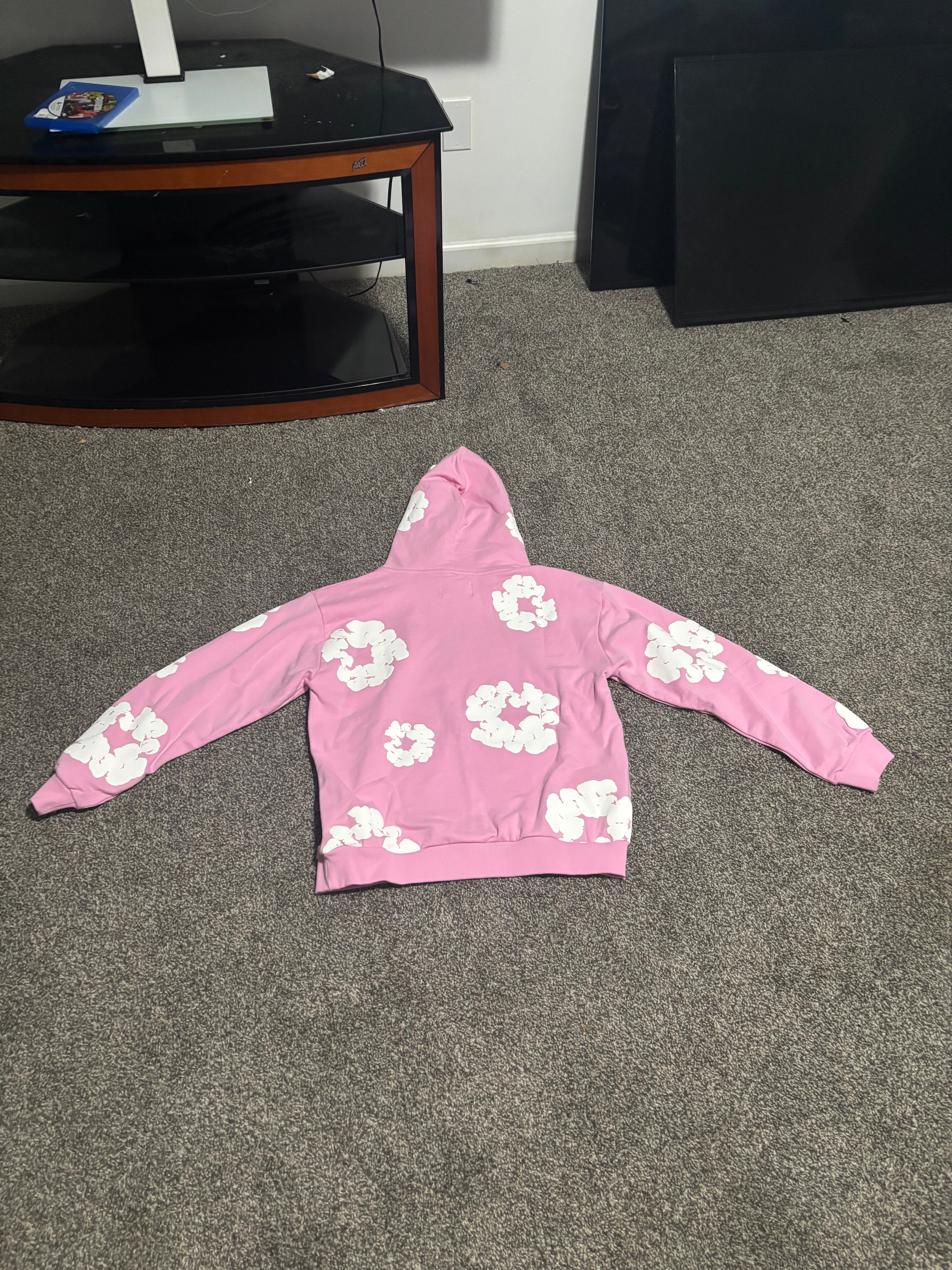 Denim Tears Pink Hoodie
