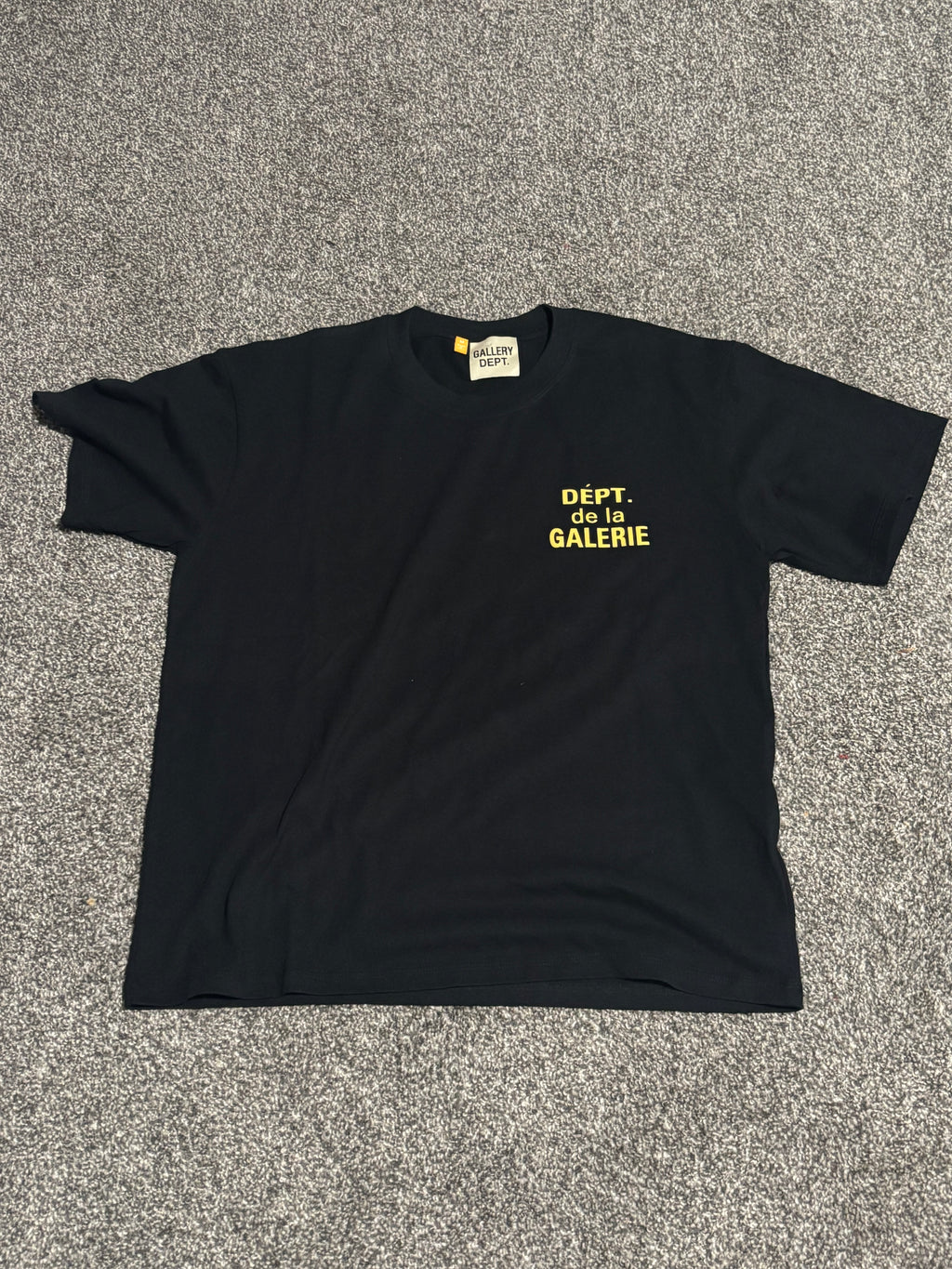 Gallery Dept Shirt - Black & Yellow