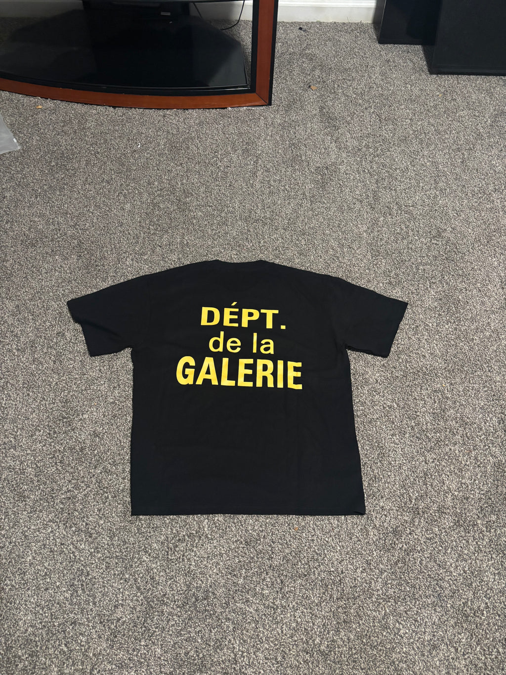 Gallery Dept Shirt - Black & Yellow