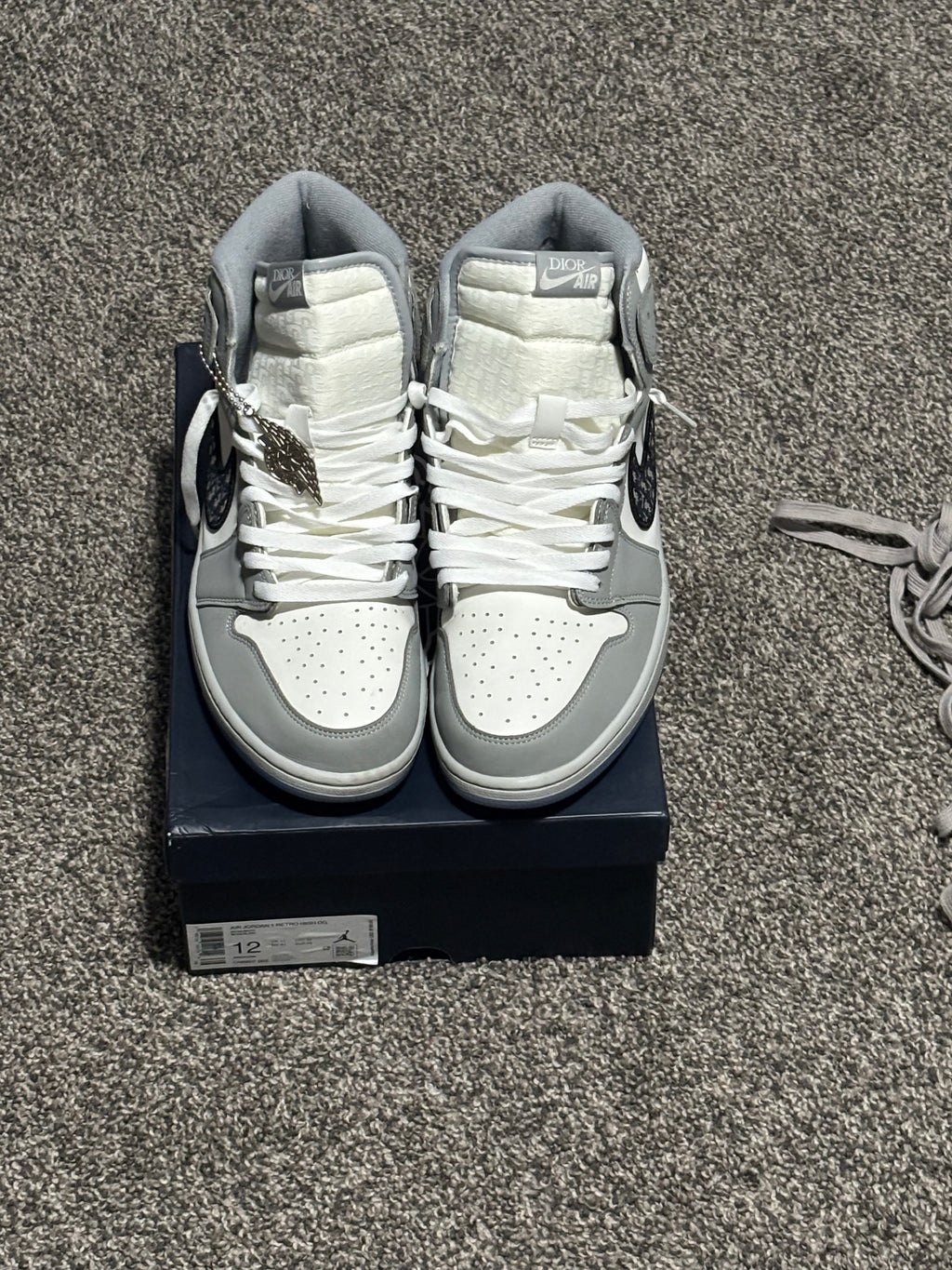 Dior x Air Jordan 1 High Grey