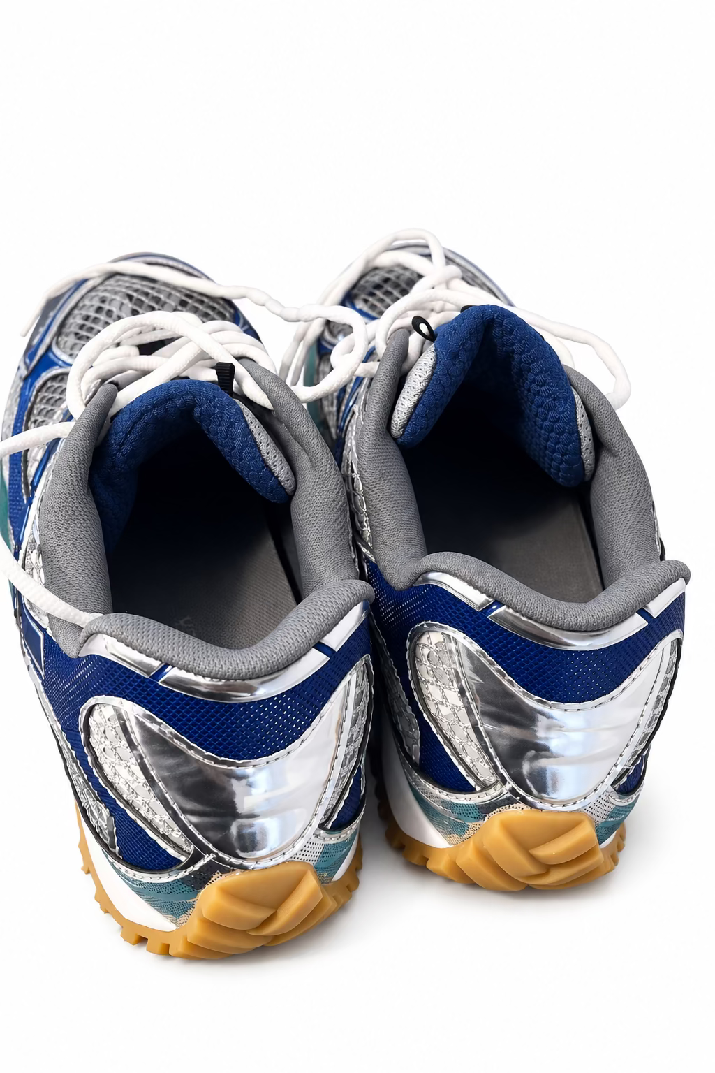 Bottega Veneta Sneakers - Silver & Blue