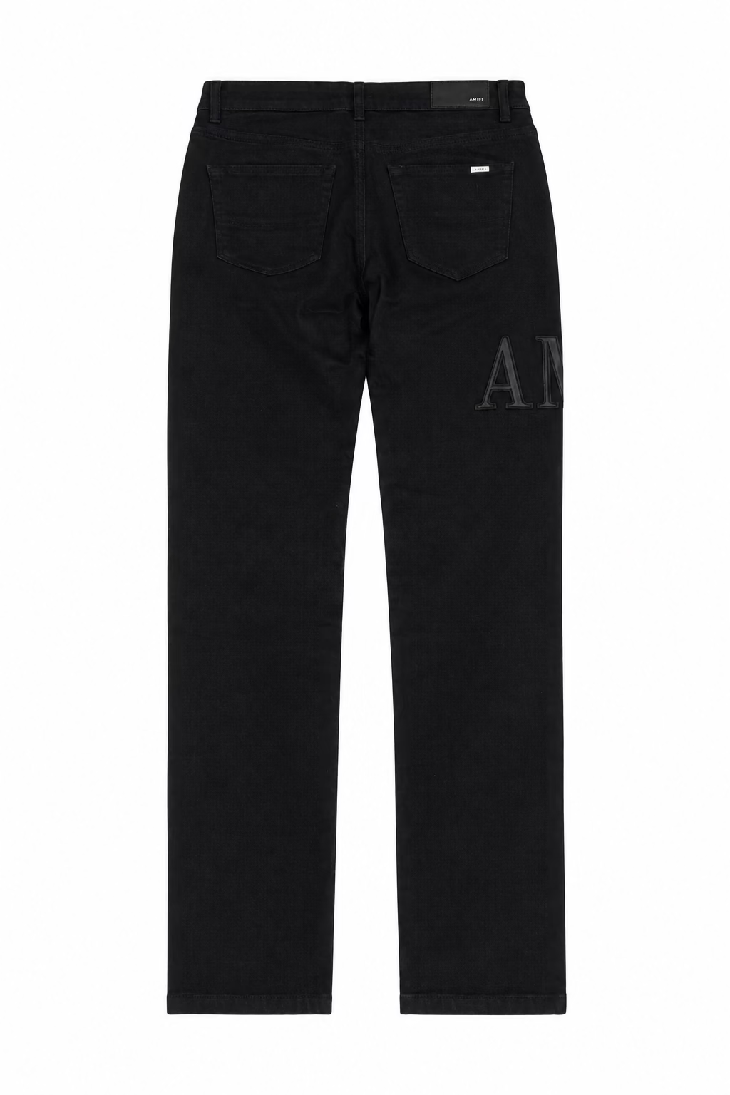 ALL BLACK LOGO AMIRI JEAN