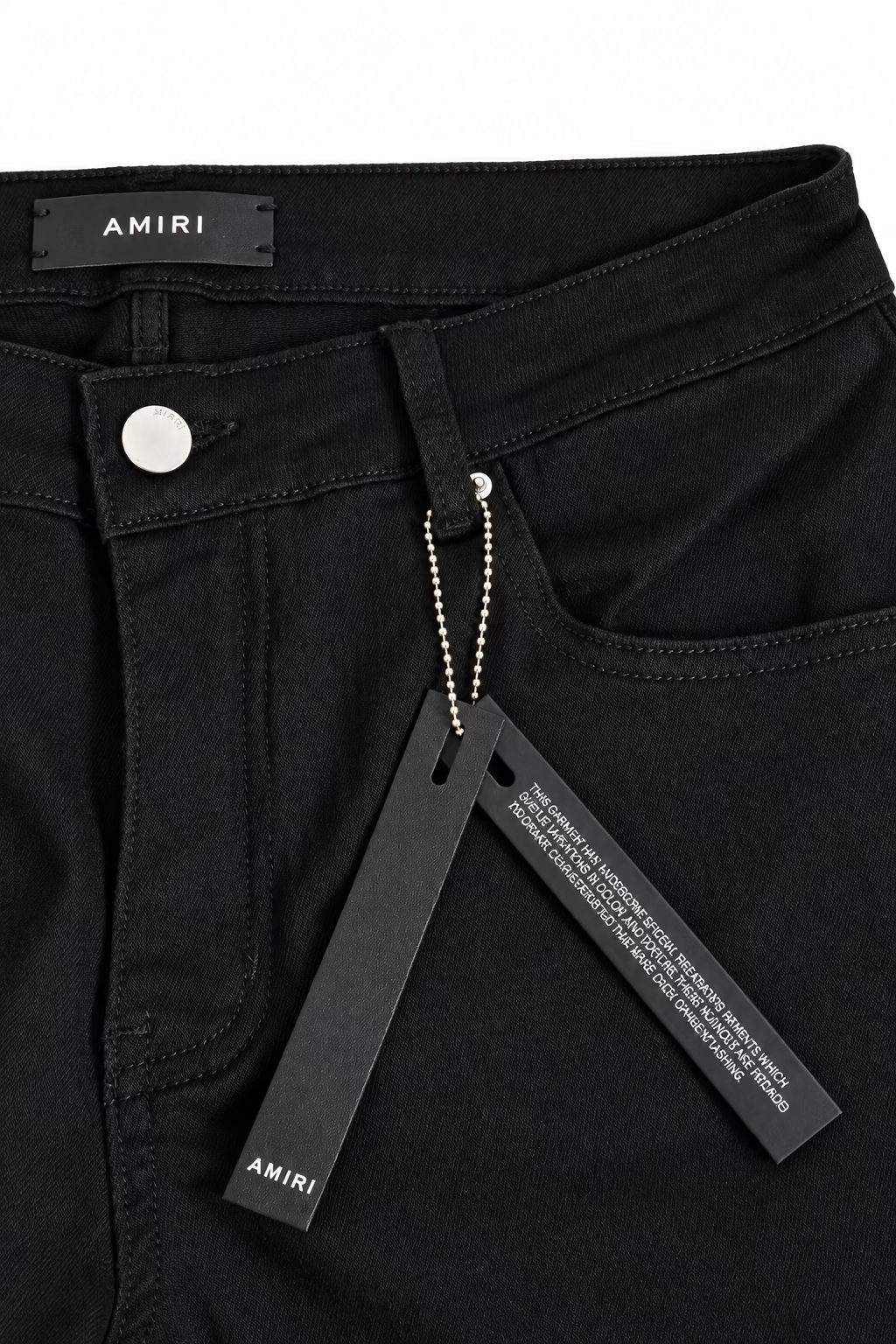 BlACK AND WHITE AMIRI JEAN